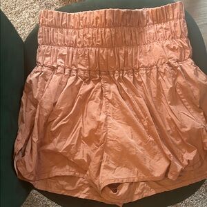 FP Movement by Free People High Waist Coral Shorts
